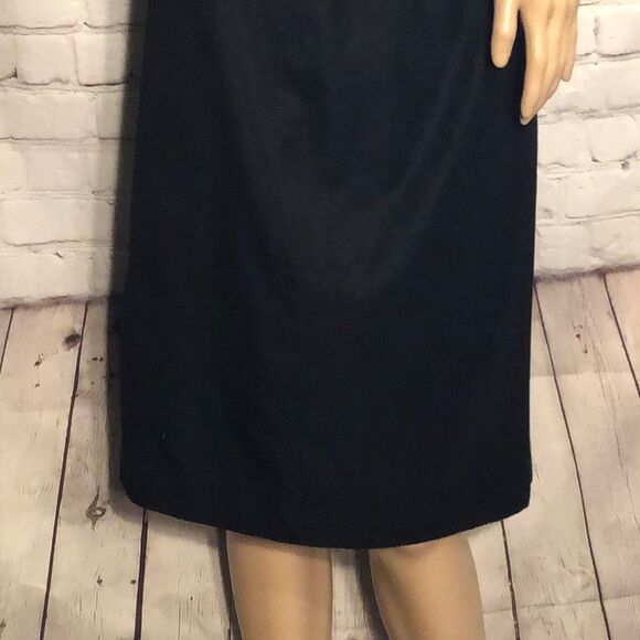 Sassco Black Pencil Skirt Career Professional 6 - Picture 3 of 8